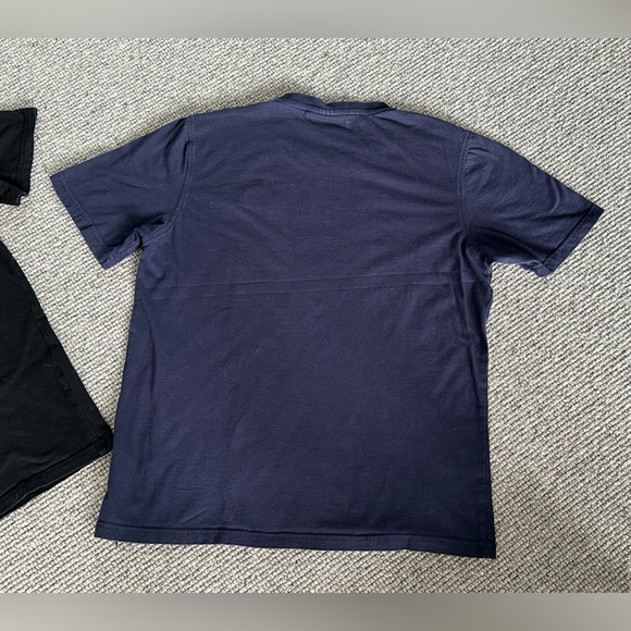 FILA T-Shirt Set of 2 Skylar Tee Shirt Short Sleeve Gym Top Navy Black Medium M - Picture 10 of 13